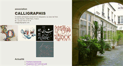 Desktop Screenshot of calligraphie.com