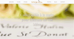Desktop Screenshot of calligraphie.be