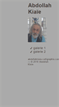 Mobile Screenshot of abdollahkiaie.calligraphie.com